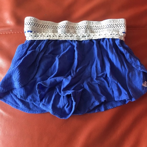 Roxy Other - Roxy Girl SZ 12 Blue Cover Up Shorts